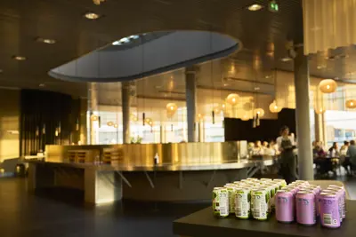 Lokalet med forfriskninger