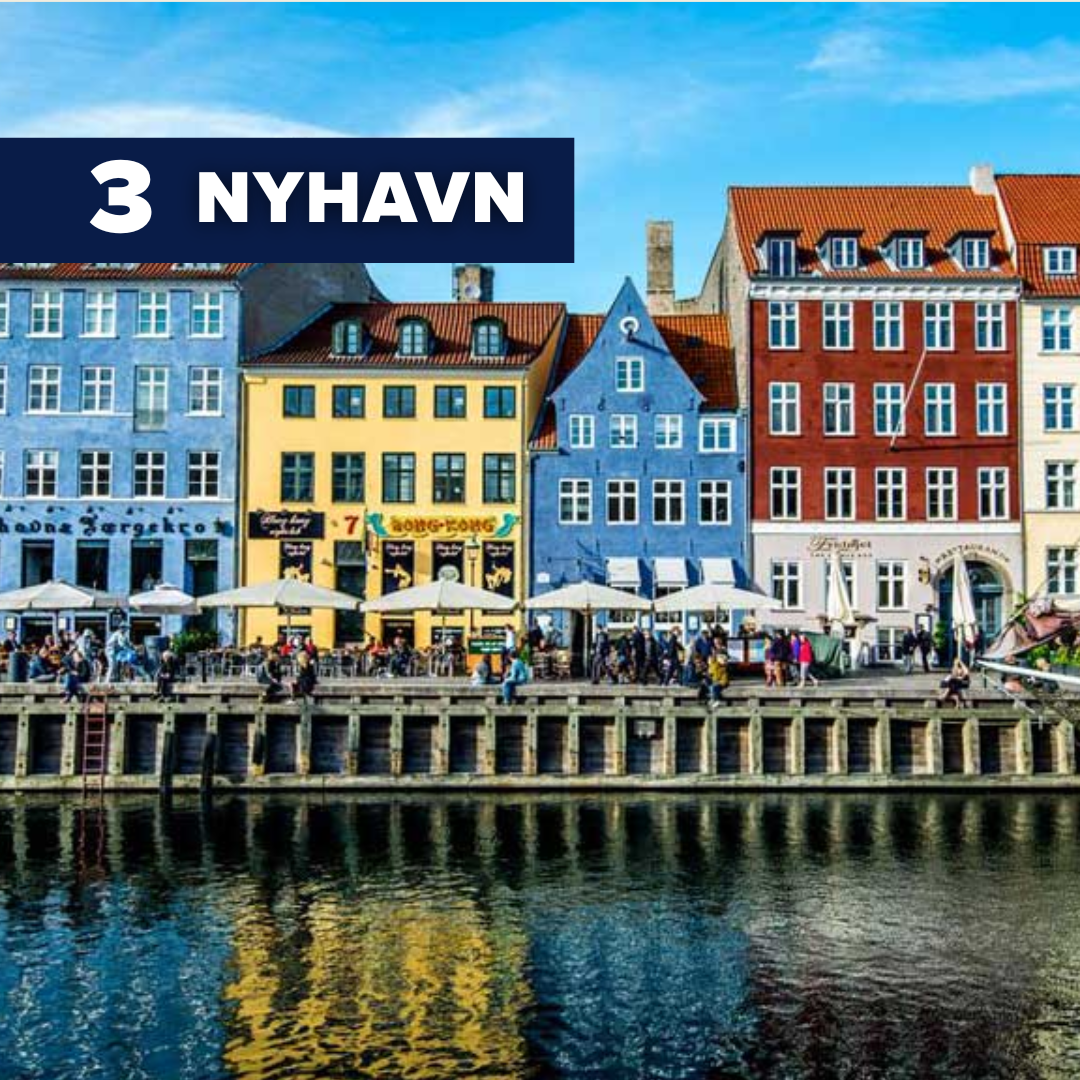 Enjoy a classic Danish lunch overlooking the iconic Nyhavn