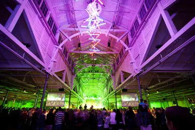 Øksnehallen gjort klar til fest