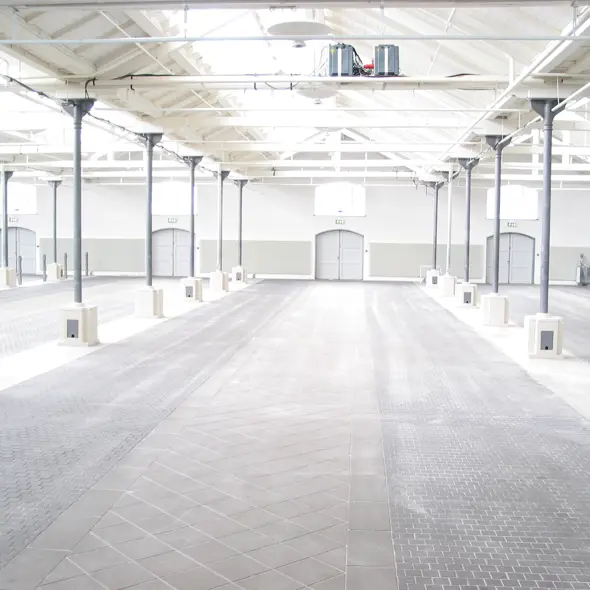 Øksnehallen as an empty hall
