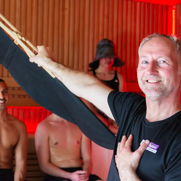 En pause med nærvær til saunagus