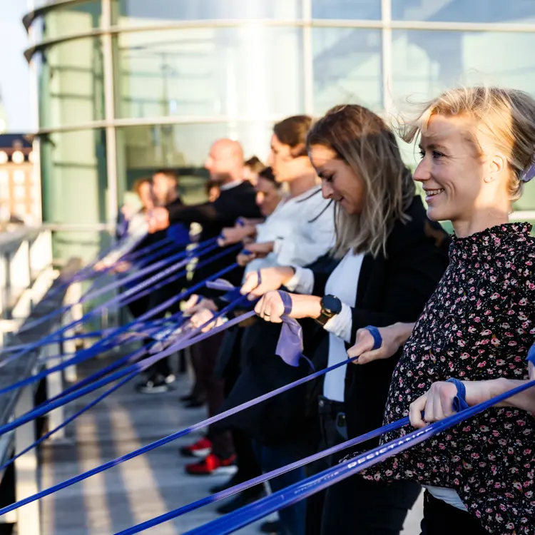 To personer der fægter