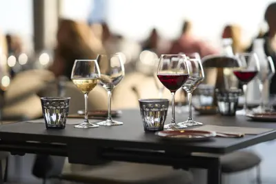 Table setting in Restaurant Østerbro
