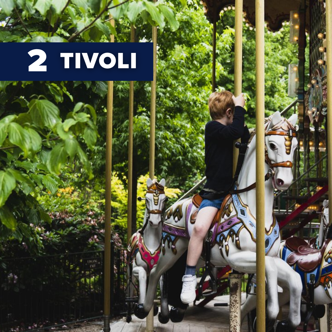 Enjoy Tivoli and its historic rides