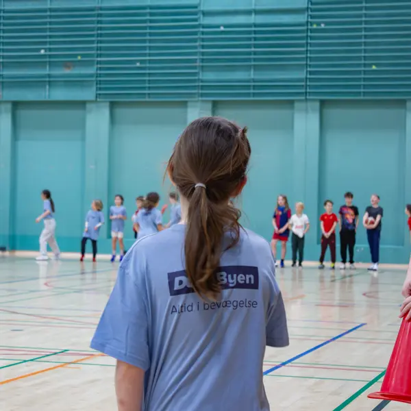 Børn til sportscamp i DGI Byen