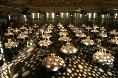 Opdækning i Øksnehallen