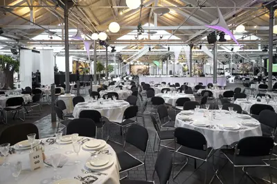 Opdækning i Øksnehallen